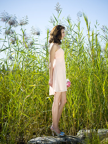 Spaghetti Straps Sweetheart Neckline Pleated And Ruched Bridesmaid Dress With Lace