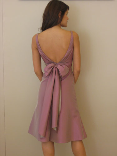 Cute V-neck pleated jewel decoration Sash Design Bridesmaid Dress under 100