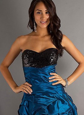 Elegant Black Lace Sequins Style Sweetheart Short/Mini Length Cocktail Dress / Homecoming Dress/Party Dresses