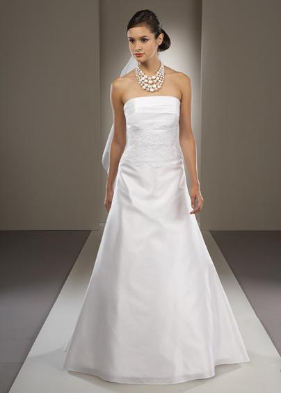 Draped Embroidered Shantung A-line/Princess Bridal Dress Draped Embroidered Shantung A-line/Princess Bridal Dress
