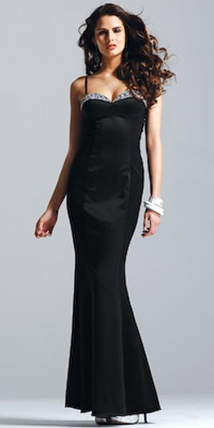 Mariah Carey Black Celebrity Inspired Formal Evening Dress