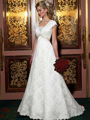 Empire Wedding Dresses WD0356
