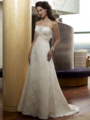 Empire Wedding Dresses WD0364