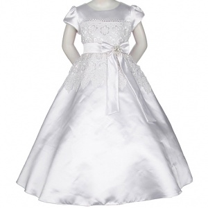 Satin and Lace Dress