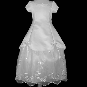 White Miniature Bride Dress