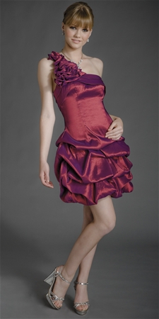 Taffeta Bubble Cocktail Dress