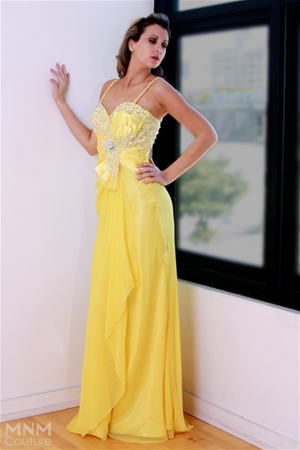 Simply Yellow Evening Dress