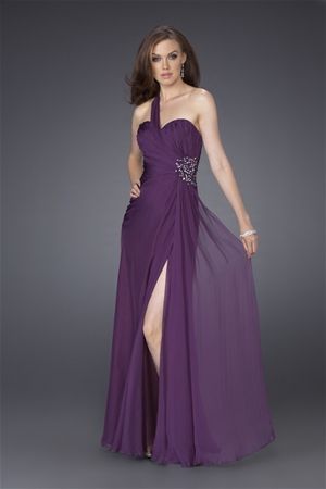 One Shoulder Elegant Gown