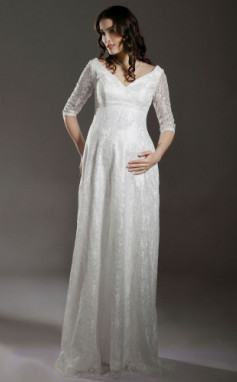 Chloe Dress Long (Ivory)