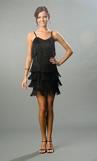 Fringe Short Dress