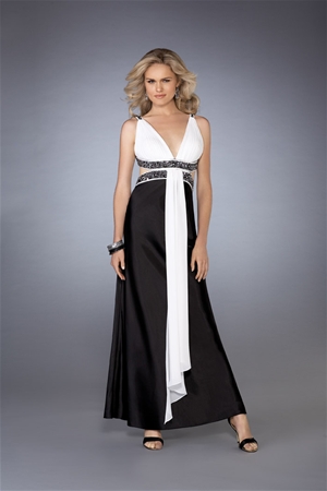 Black/White Party Dress