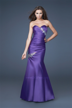 Strapless Evening Dress