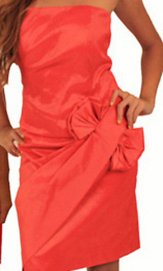 Short Strapless Lenovia Dress