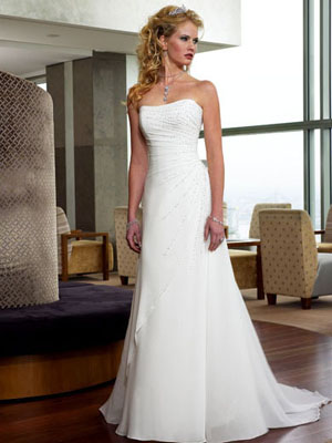 Sheath Wedding Dresses WD0413