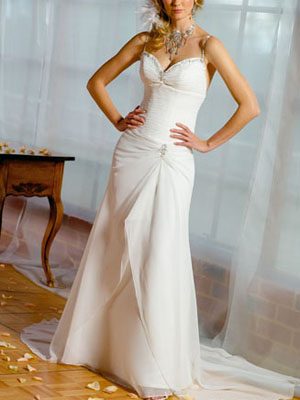 Sheath Wedding Dresses WD0728
