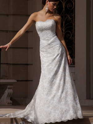 Sheath Wedding Dresses WD0643