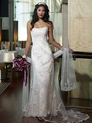 Sheath Wedding Dresses WD0282