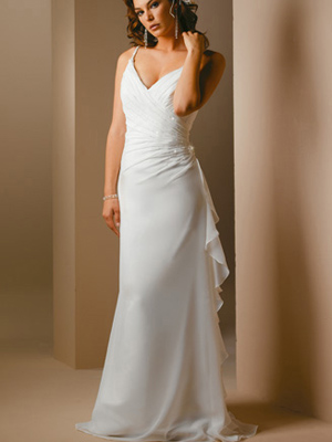 Sheath Wedding Dresses WD0705