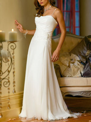 Sheath Wedding Dresses WD0734