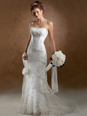 Sheath Wedding Dresses WD0433