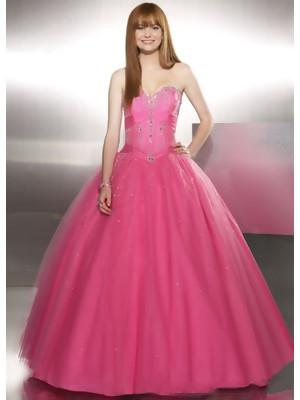 beaded ball gown strapless sweetheart vintage prom dresses